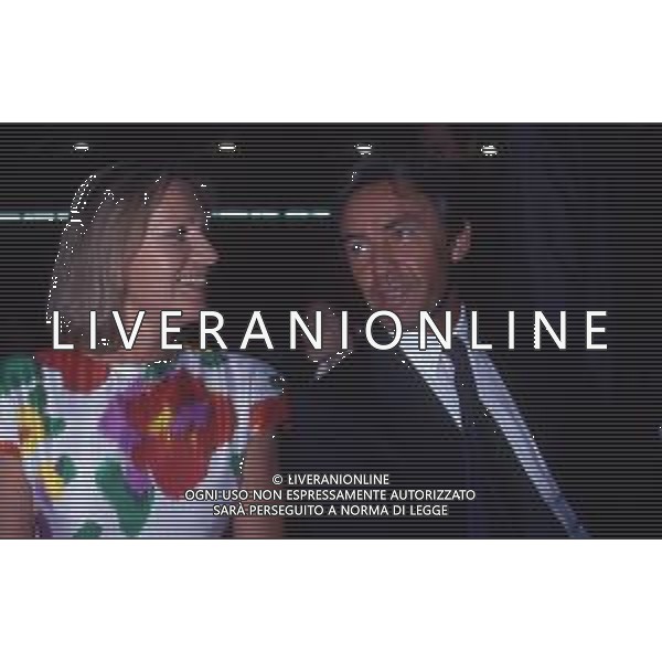 DIAP-RETROSPETTIVA CATHERINE SPAAK ATTRICE E CONDUTTRICE TELEVISIVA NELLA FOTO CATHERINE SPAAK CON IL MARITO DANIEL REY NELL\'ANNO 1990 AG ALDO LIVERANI SAS