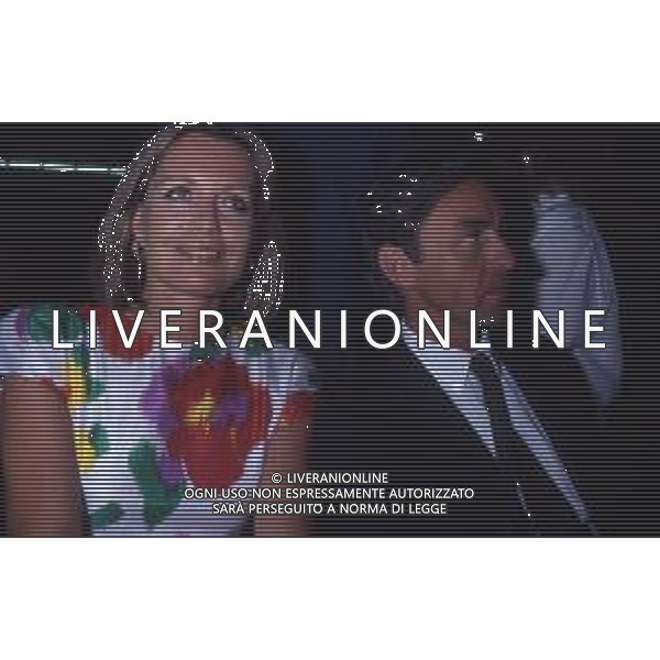 DIAP-RETROSPETTIVA CATHERINE SPAAK ATTRICE E CONDUTTRICE TELEVISIVA NELLA FOTO CATHERINE SPAAK CON IL MARITO DANIEL REY NELL\'ANNO 1990 AG ALDO LIVERANI SAS