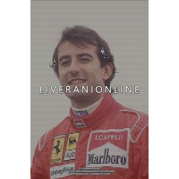 DIAPA-RETROSPETTIVA IVAN CAPELLI PILOTA F1 NELLA FOTO IVAN CAPELLI PRESENTAZIONE FERRARI NELL\'ANNO 1991 AG ALDO LIVERANI SAS