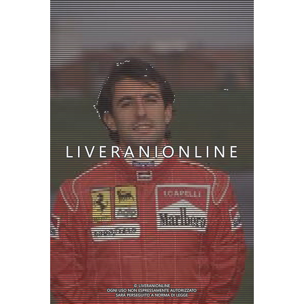 DIAPA-RETROSPETTIVA IVAN CAPELLI PILOTA F1 NELLA FOTO IVAN CAPELLI PRESENTAZIONE FERRARI NELL\'ANNO 1991 AG ALDO LIVERANI SAS