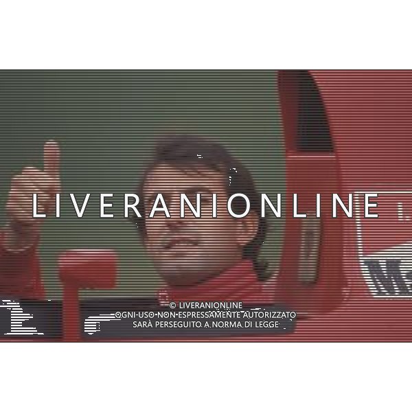 DIAPA-RETROSPETTIVA IVAN CAPELLI PILOTA F1 NELLA FOTO IVAN CAPELLI PRESENTAZIONE FERRARI NELL\'ANNO 1991 AG ALDO LIVERANI SAS