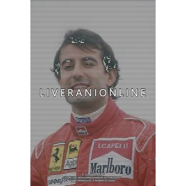 DIAPA-RETROSPETTIVA IVAN CAPELLI PILOTA F1 NELLA FOTO IVAN CAPELLI PRESENTAZIONE FERRARI NELL\'ANNO 1991 AG ALDO LIVERANI SAS