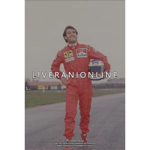 DIAPA-RETROSPETTIVA IVAN CAPELLI PILOTA F1 NELLA FOTO IVAN CAPELLI PRESENTAZIONE FERRARI NELL\'ANNO 1991 AG ALDO LIVERANI SAS
