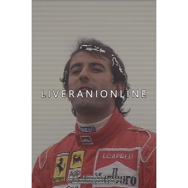 DIAPA-RETROSPETTIVA IVAN CAPELLI PILOTA F1 NELLA FOTO IVAN CAPELLI PRESENTAZIONE FERRARI NELL\'ANNO 1991 AG ALDO LIVERANI SAS