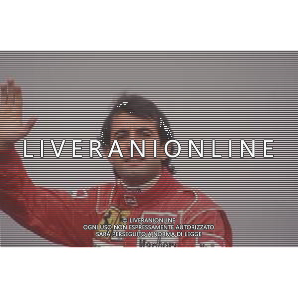 DIAPA-RETROSPETTIVA IVAN CAPELLI PILOTA F1 NELLA FOTO IVAN CAPELLI PRESENTAZIONE FERRARI NELL\'ANNO 1991 AG ALDO LIVERANI SAS