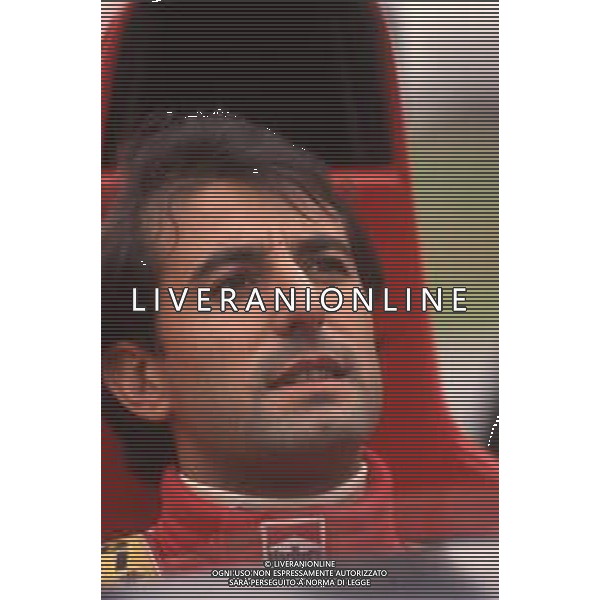 DIAPA-RETROSPETTIVA IVAN CAPELLI PILOTA F1 NELLA FOTO IVAN CAPELLI PRESENTAZIONE FERRARI NELL\'ANNO 1991 AG ALDO LIVERANI SAS