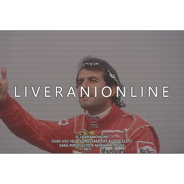DIAPA-RETROSPETTIVA IVAN CAPELLI PILOTA F1 NELLA FOTO IVAN CAPELLI PRESENTAZIONE FERRARI NELL\'ANNO 1991 AG ALDO LIVERANI SAS