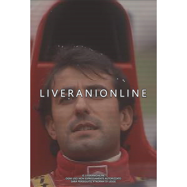 DIAPA-RETROSPETTIVA IVAN CAPELLI PILOTA F1 NELLA FOTO IVAN CAPELLI PRESENTAZIONE FERRARI NELL\'ANNO 1991 AG ALDO LIVERANI SAS