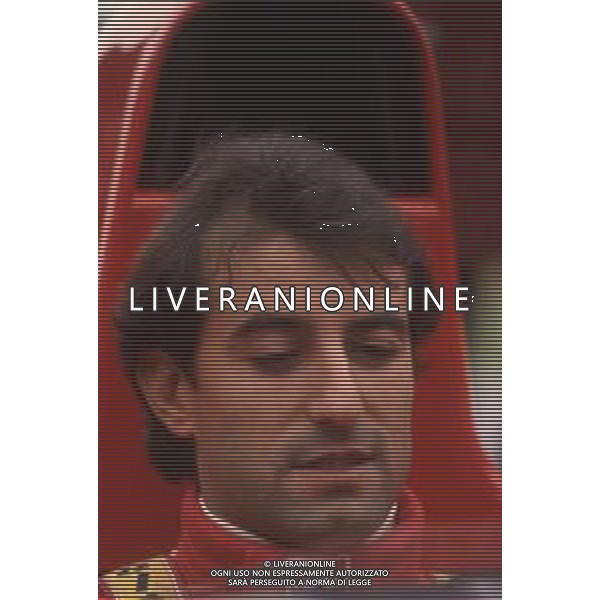 DIAPA-RETROSPETTIVA IVAN CAPELLI PILOTA F1 NELLA FOTO IVAN CAPELLI PRESENTAZIONE FERRARI NELL\'ANNO 1991 AG ALDO LIVERANI SAS