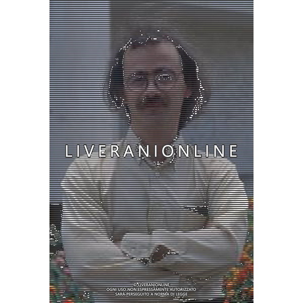DIAP-RETROSPETTIVA MAURIZIO NICHETTI ATTORE NELLAFOTO MAURIZIO NICHETTI A MILANO NELL\'ANNO 1986 AG ALDO LIVERANI SAS
