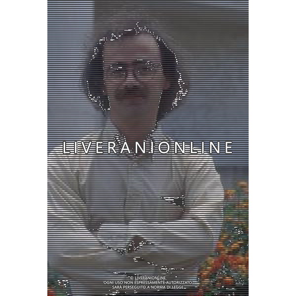 DIAP-RETROSPETTIVA MAURIZIO NICHETTI ATTORE NELLAFOTO MAURIZIO NICHETTI A MILANO NELL\'ANNO 1986 AG ALDO LIVERANI SAS