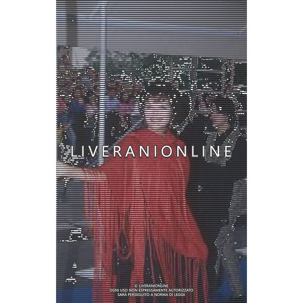 DIAP-RETROSPETTIVA CLAUDIA CARDINALE ATTRICE NELLA FOTO CLAUDIA CARDINALE A MILANO NELL\'ANNO 1989 AG ALDO LIVERANI SAS