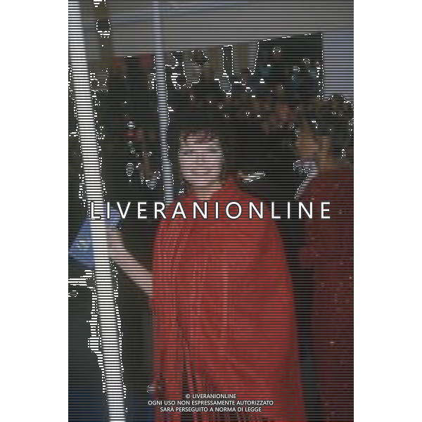 DIAP-RETROSPETTIVA CLAUDIA CARDINALE ATTRICE NELLA FOTO CLAUDIA CARDINALE A MILANO NELL\'ANNO 1989 AG ALDO LIVERANI SAS