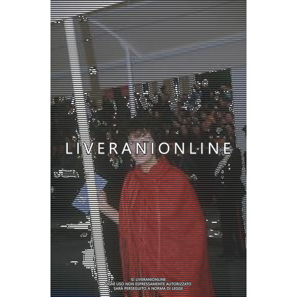 DIAP-RETROSPETTIVA CLAUDIA CARDINALE ATTRICE NELLA FOTO CLAUDIA CARDINALE A MILANO NELL\'ANNO 1989 AG ALDO LIVERANI SAS