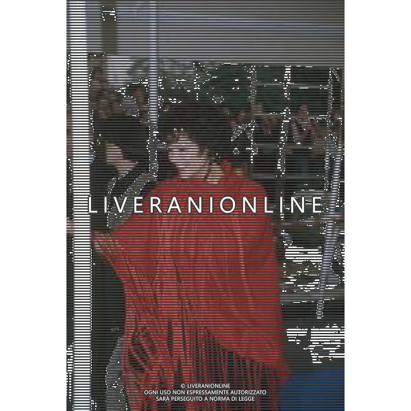 DIAP-RETROSPETTIVA CLAUDIA CARDINALE ATTRICE NELLA FOTO CLAUDIA CARDINALE A MILANO NELL\'ANNO 1989 AG ALDO LIVERANI SAS