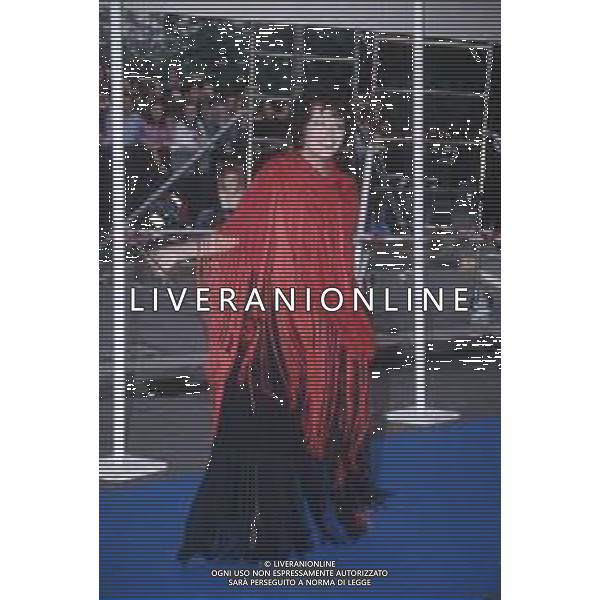 DIAP-RETROSPETTIVA CLAUDIA CARDINALE ATTRICE NELLA FOTO CLAUDIA CARDINALE A MILANO NELL\'ANNO 1989 AG ALDO LIVERANI SAS
