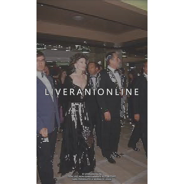 DIAP-RETROSPETTIVA FANNY ARDANT ATTRICE NELLA FOTO FANNY ARDANT A CANNES NELL\'ANNO 1989 CON VITTORIO GASSMAN E ETTORE SCOLA AG ALDO LIVERANI SAS
