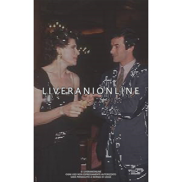 DIAP-RETROSPETTIVA FANNY ARDANT ATTRICE NELLA FOTO FANNY ARDANT A CANNES NELL\'ANNO 1989 CON ANDREA OCCHIPINTI AG ALDO LIVERANI SAS
