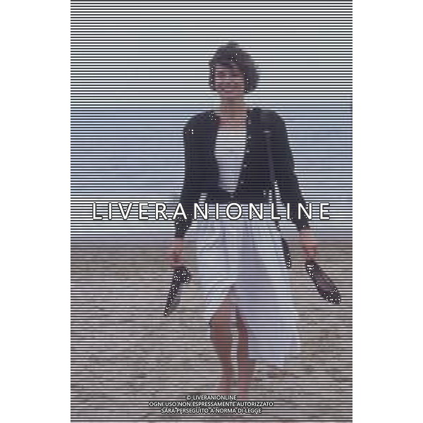 DIAP-RETROSPETTIVA FANNY ARDANT ATTRICE NELLA FOTO FANNY ARDANT A VENEZIA NELL\'ANNO 1989 AG ALDO LIVERANI SAS