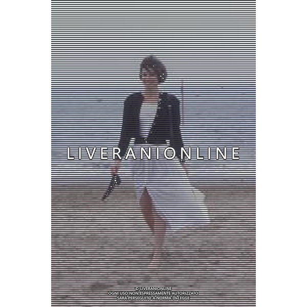 DIAP-RETROSPETTIVA FANNY ARDANT ATTRICE NELLA FOTO FANNY ARDANT A VENEZIA NELL\'ANNO 1989 AG ALDO LIVERANI SAS