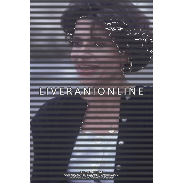 DIAP-RETROSPETTIVA FANNY ARDANT ATTRICE NELLA FOTO FANNY ARDANT A VENEZIA NELL\'ANNO 1989 AG ALDO LIVERANI SAS