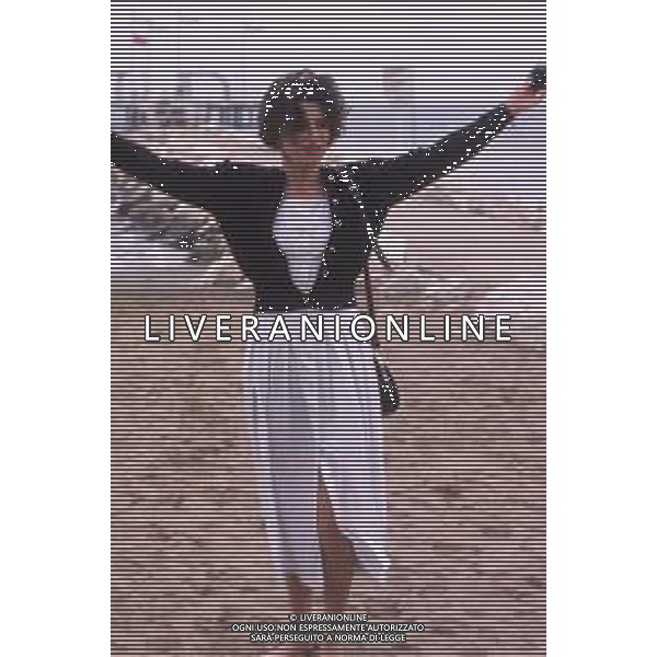 DIAP-RETROSPETTIVA FANNY ARDANT ATTRICE NELLA FOTO FANNY ARDANT A VENEZIA NELL\'ANNO 1989 AG ALDO LIVERANI SAS