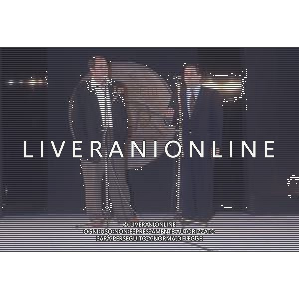 DIAP-RETROSPETTIVA BERNARDO BERTOLUCCI REGISTA NELLA FOTO BERNARDO BERTOLUCCI A TAORMINA NELL\'ANNO 1991 AG ALDO LIIVERANI SAS