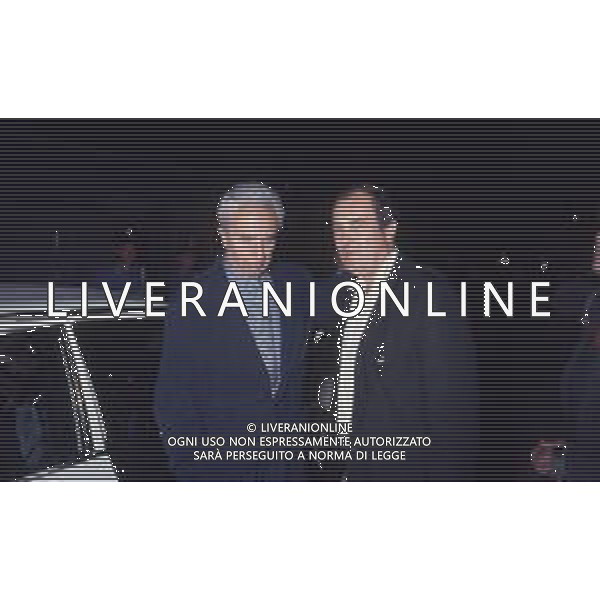 DIAP-RETROSPETTIVA MICHELANGELO ANTONIONI REGISTA NELLA FOTO MICHELANGELO ANTONIONI A TAORMINA NELL\'ANNO 1991 CON BERNARDO BERTOLUCCI AG ALDO LIIVERANI SAS