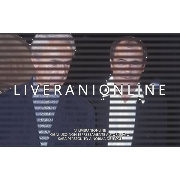 DIAP-RETROSPETTIVA MICHELANGELO ANTONIONI REGISTA NELLA FOTO MICHELANGELO ANTONIONI A TAORMINA NELL\'ANNO 1991 CON BERNARDO BERTOLUCCI AG ALDO LIIVERANI SAS