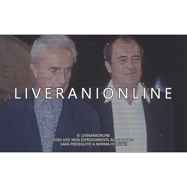 DIAP-RETROSPETTIVA MICHELANGELO ANTONIONI REGISTA NELLA FOTO MICHELANGELO ANTONIONI A TAORMINA NELL\'ANNO 1991 CON BERNARDO BERTOLUCCI AG ALDO LIIVERANI SAS