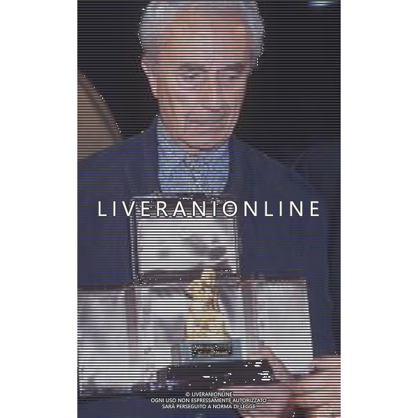 DIAP-RETROSPETTIVA MICHELANGELO ANTONIONI REGISTA NELLA FOTO MICHELANGELO ANTONIONI A TAORMINA NELL\'ANNO 1991 AG ALDO LIIVERANI SAS