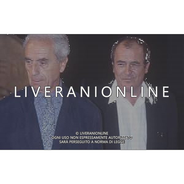 DIAP-RETROSPETTIVA MICHELANGELO ANTONIONI REGISTA NELLA FOTO MICHELANGELO ANTONIONI A TAORMINA NELL\'ANNO 1991 CON BERNARDO BERTOLUCCI AG ALDO LIIVERANI SAS