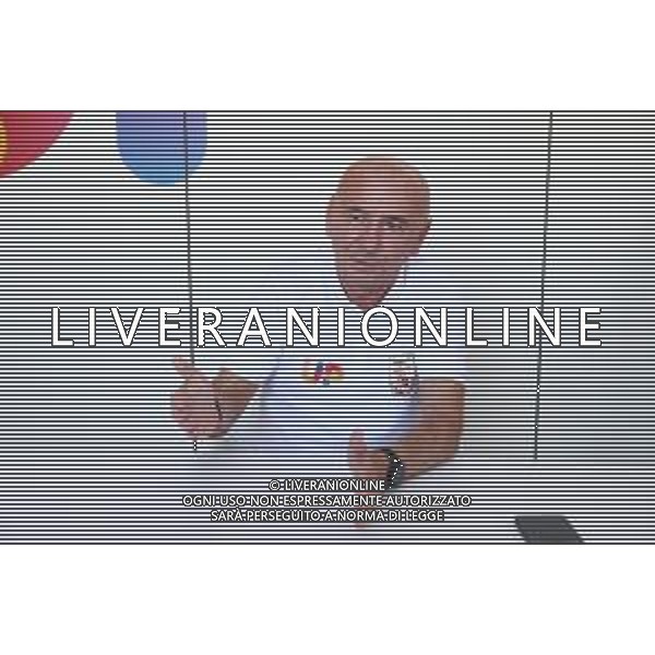 IMOLA 19 09 2025 CONFERENZA STAMPA DI LUCA DALMONTE ALLENATORE UP ANDREA COSTA BASKET ©SANNA - AGENZIA ALDO LIVERANI SAS