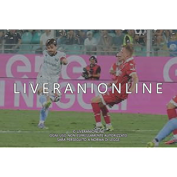 Matteo Brunori (Palermo FC) in azione durante Palermo FC vs SSC Bari Serie B 25/26 presso lo stadio Renzo Barbera di Palermo il 19/09/25 ©Federico Serra - AGENZIA ALDO LIVERANI SAS