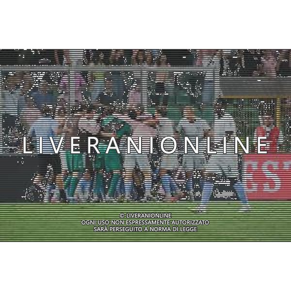 Esultanza Palrmo gol Jeremy Le Douaron (Palermo FC) durante Palermo FC vs SSC Bari Serie B 25/26 presso lo stadio Renzo Barbera di Palermo il 19/09/25 ©Federico Serra - AGENZIA ALDO LIVERANI SAS