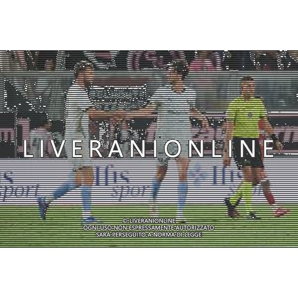 Jeremy Le Douaron (Palermo FC) e Mattia Bani (Palermo FC) durante Palermo FC vs SSC Bari Serie B 25/26 presso lo stadio Renzo Barbera di Palermo il 19/09/25 ©Federico Serra - AGENZIA ALDO LIVERANI SAS