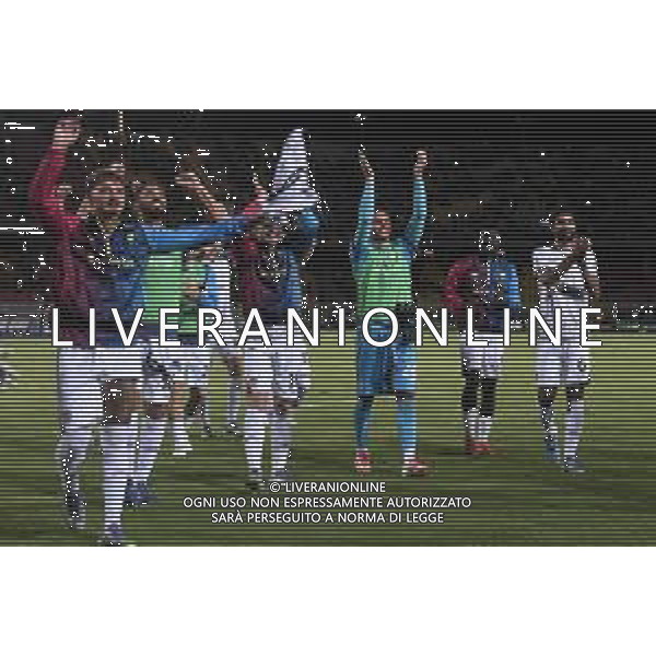 US Lecce vs AC Cagliari Calcio nella foto Esultanza dopo la vittoria Cagliari Calcio Lecce (ITA) 19-09-2025 ©TVPG Pasquale Golia - AGENZIA ALDO LIVERANI SAS