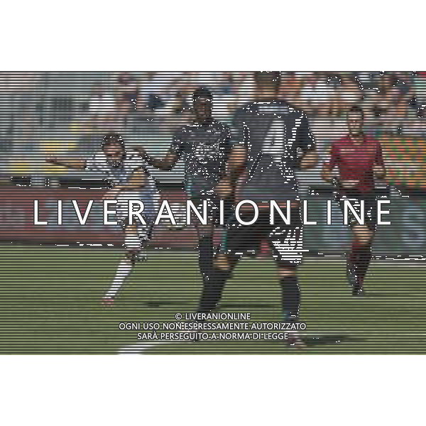 Cesena’s TOMMASO BERTI in action against Venezia’s ISSA DOUMBIA during the Italian Serie BKT soccer championship match between Venezia FC and Cesena FC at Pierluigi Penzo Stadium on September, 20 2025, Venezia, Italy - AGENZIA ALDO LIVERANI SAS