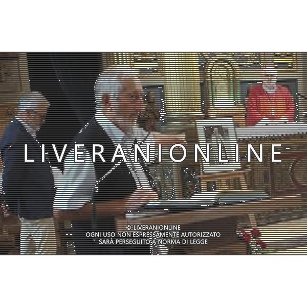 IMOLA 20 09 2025 CHIESA DI PIRATELLO 80mo anniversario di preti uccisi nei campi di concentramento NELLA FOTO GIAMPIERO MONDINI ORGANIZZATORE E VESCOVO DI IMOLA GIOVANNI MOSCIATTI ©SANNA - AGENZIA ALDO LIVERANI SAS