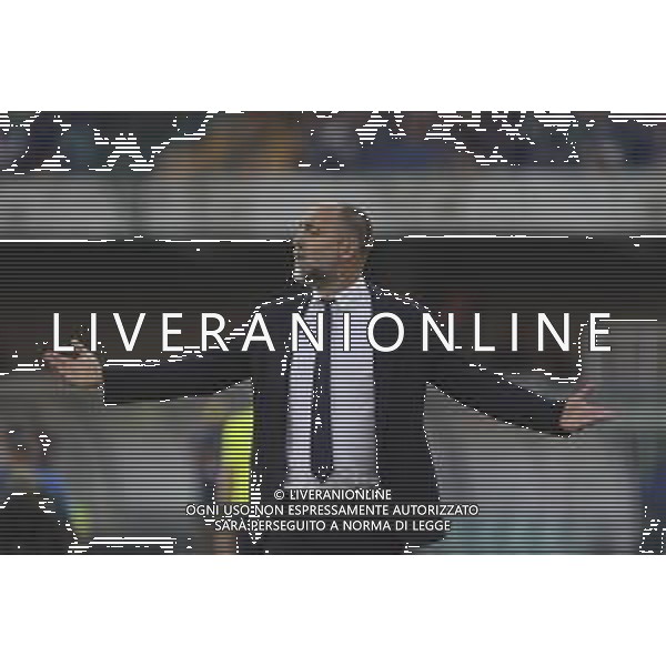 Jugor Tudor Head Coach of Juventus FC gestures during Hellas Verona FC vs Juventus FC, 4° Serie A Enilive 2025-26 game at Marcantonio Bentegodi stadium in Verona (VR), Italy, on September 20, 2025. (Photo by Davide Casentini)- AGENZIA ALDO LIVERANI
