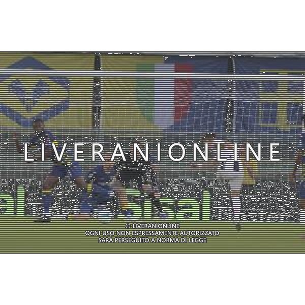 Francisco Conceicao of Juventus FC scores a goal during Hellas Verona FC vs Juventus FC, 4° Serie A Enilive 2025-26 game at Marcantonio Bentegodi stadium in Verona (VR), Italy, on September 20, 2025. (Photo by Davide Casentini)- AGENZIA ALDO LIVERANI