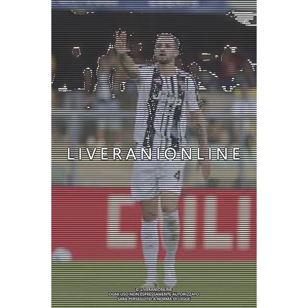 Federico Gatti of Juventus FC gestures during Hellas Verona FC vs Juventus FC, 4° Serie A Enilive 2025-26 game at Marcantonio Bentegodi stadium in Verona (VR), Italy, on September 20, 2025. (Photo by Davide Casentini)- AGENZIA ALDO LIVERANI