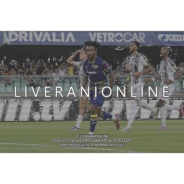 Gift Orban of Hellas Verona FC scores a goal during Hellas Verona FC vs Juventus FC, 4° Serie A Enilive 2025-26 game at Marcantonio Bentegodi stadium in Verona (VR), Italy, on September 20, 2025. (Photo by Davide Casentini)- AGENZIA ALDO LIVERANI