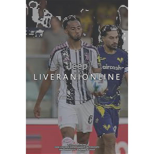 Lloyd Kelly of Juventus FC expresses disappointment during Hellas Verona FC vs Juventus FC, 4° Serie A Enilive 2025-26 game at Marcantonio Bentegodi stadium in Verona (VR), Italy, on September 20, 2025. (Photo by Davide Casentini)- AGENZIA ALDO LIVERANI