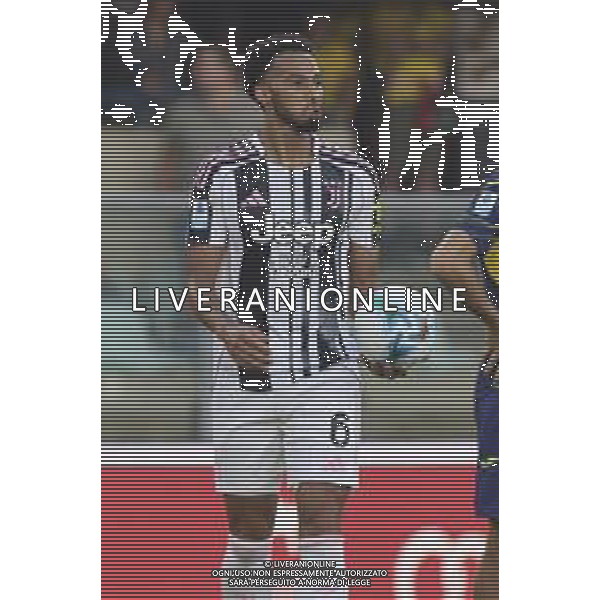 Lloyd Kelly of Juventus FC expresses disappointment during Hellas Verona FC vs Juventus FC, 4° Serie A Enilive 2025-26 game at Marcantonio Bentegodi stadium in Verona (VR), Italy, on September 20, 2025. (Photo by Davide Casentini)- AGENZIA ALDO LIVERANI
