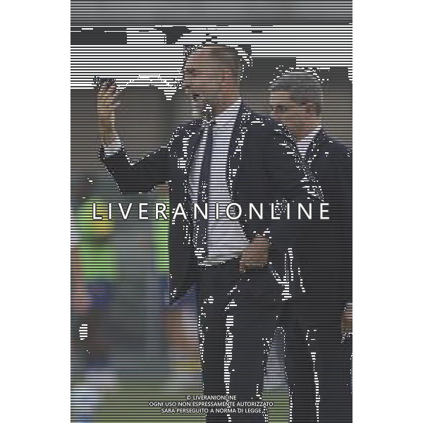 Jugor Tudor Head Coach of Juventus FC gestures during Hellas Verona FC vs Juventus FC, 4° Serie A Enilive 2025-26 game at Marcantonio Bentegodi stadium in Verona (VR), Italy, on September 20, 2025. (Photo by Davide Casentini)- AGENZIA ALDO LIVERANI