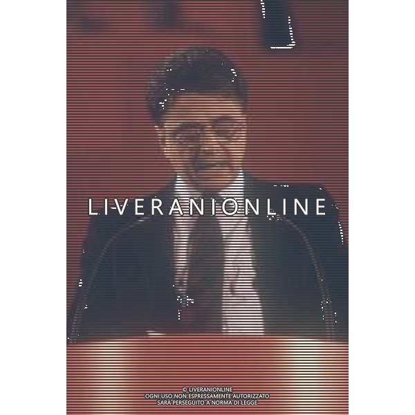 DIAP-RETROSPETTIVA ACHILLE OCCHETTO POLITICO NELLA FOTO ACHILLE OCCHETTO NELL\'ANNO 1989 AG ALDO LIVERANI SAS