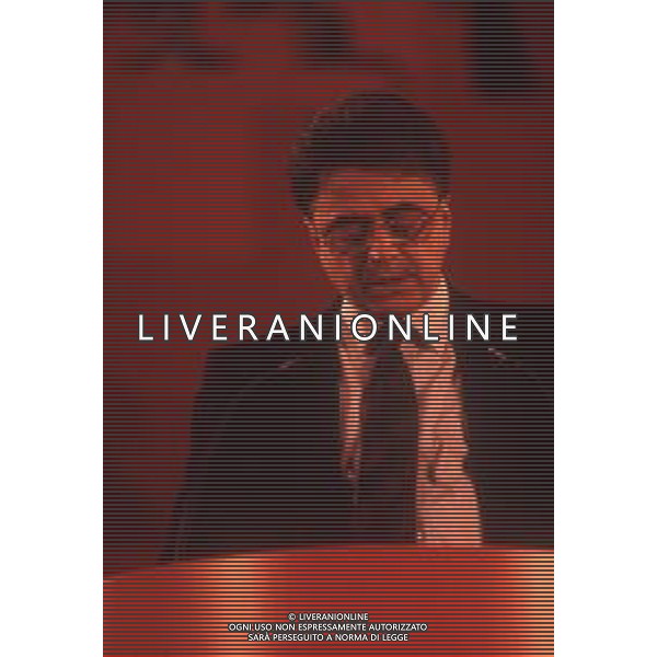 DIAP-RETROSPETTIVA ACHILLE OCCHETTO POLITICO NELLA FOTO ACHILLE OCCHETTO NELL\'ANNO 1989 AG ALDO LIVERANI SAS