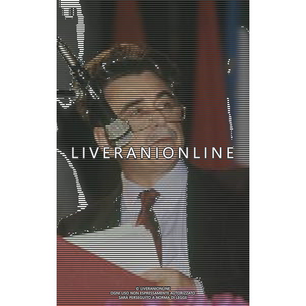 DIAP-RETROSPETTIVA ACHILLE OCCHETTO POLITICO NELLA FOTO ACHILLE OCCHETTO NELL\'ANNO 1989 AG ALDO LIVERANI SAS