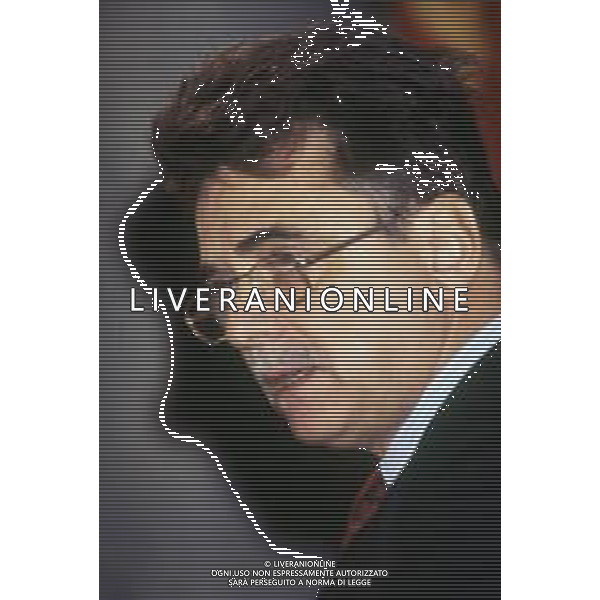 DIAP-RETROSPETTIVA ACHILLE OCCHETTO POLITICO NELLA FOTO ACHILLE OCCHETTO NELL\'ANNO 1989 AG ALDO LIVERANI SAS